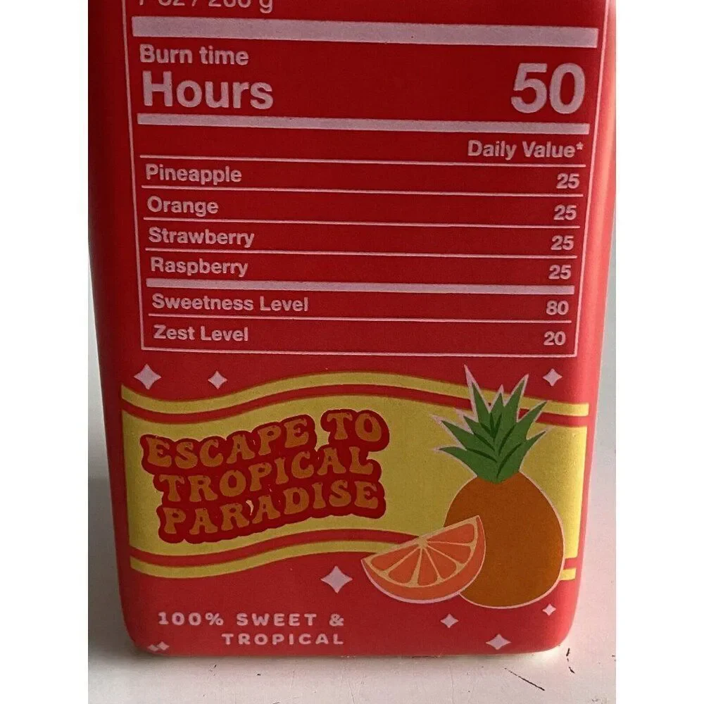 DW Home Goodies Tropical‎ Punch Scented Candle 7 Oz Strawberry Pineapple NEW